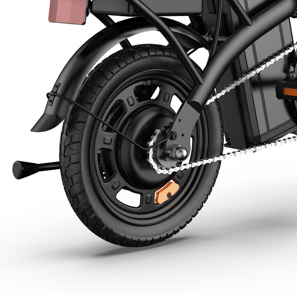 URLIFE F1L Adult Outdoor Folding E-Bike 48V7.5AH Battery 350W Motor City Electric Mountain Bicycle 14 Inch Off-Road Electric Bicycle