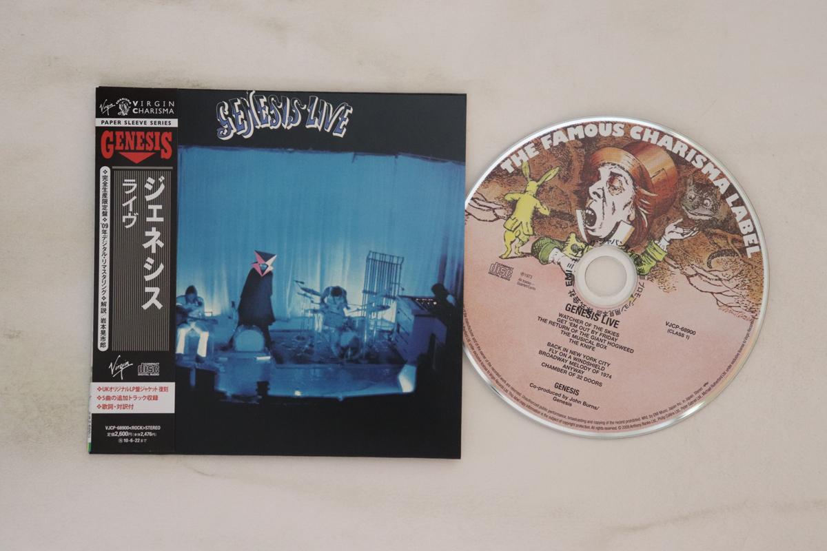 

CD GENESIS - Live VJCP68900PROMO VIRGIN 2009 Japan Obi Rock Used