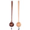 Japanese-Style Tableware Mixing Natural Solid Wood Tea Spoons Wooden Spoon Long Handle Soup Scoops