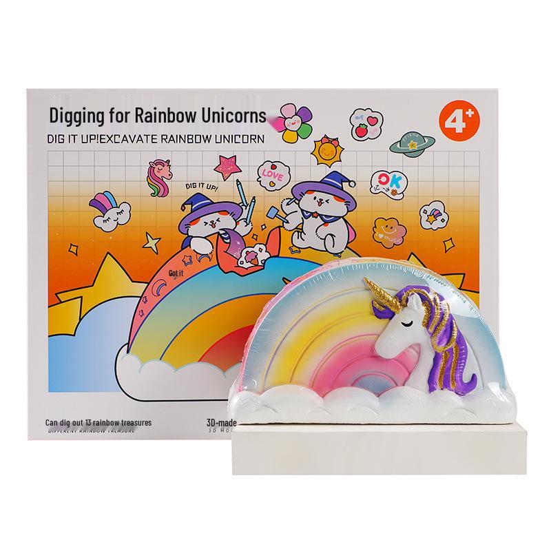 

Детская археологическая игрушка: Набор для раскопок «Сокровище единорога» - Подарок высокой ценности