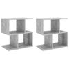 Nachttisch Für Modernes Schlafzimmer 2 Stück, Sideboard Mit Kreativem Design, Dekoratives Ablageregal, 50x30x51,5 Cm