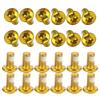24pcs     Disc Brake Screws T25 Colorful  S M5x10mmCelsius0.4in Steel Wear Resistance