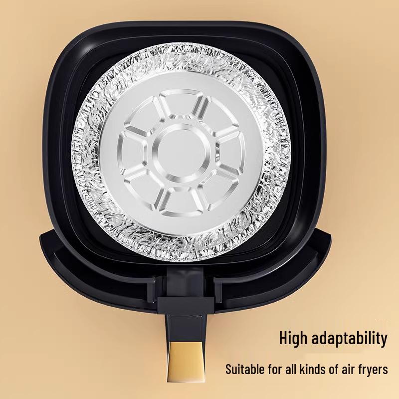 10-Pack Air Fryer Round Tin Foil Baking Pans – Includes Postage