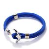 Noter Marine Style Anchor Bracelet For Men Handmade Paracord Braslet Outdoor Surfing Nautical Wrap Rope Braclet Pulseria Homme