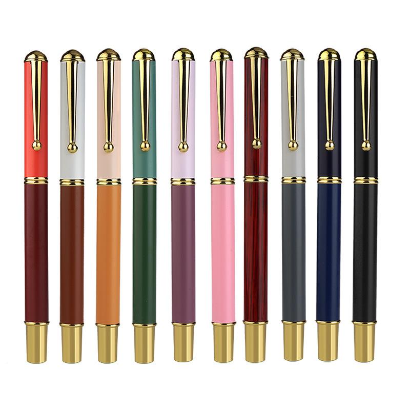 1Pc Pen-type Brush, Soft Pen, Metal Wolf Hair Small-case Pen, Scripture Pen, Ink Beauty Pen, Calligraphy Practice Fountain Pen