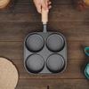 Cast Iron 4-Hole Egg Frying Pan