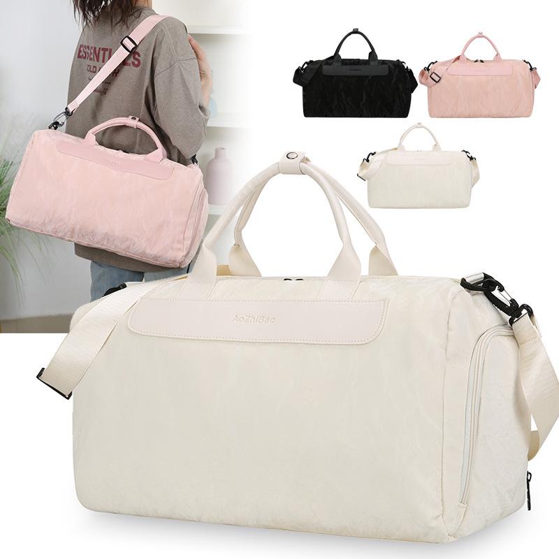 Lightweight PU Water-Repellent Fitness Bag with Wet/Dry Separation for Short Trips
