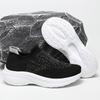 Women's Shoes Summer Casual Breathable Fly-woven Elastic Running Shoes One-pedal Socks Lightweight Sports Women's Shoes