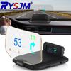 C1 Navigation Windshield Projection OBD2+GPS Head Up Display with Real-time Navigation Water Oil Temp RPM Turbo Press Display