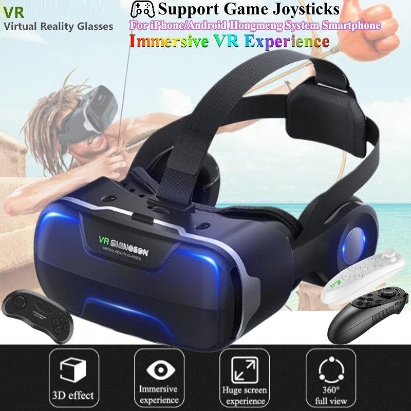 Virtual Reality VR Glasses, 3D Glasses, Google Cardboard VR Headset, Supports Game Controllers