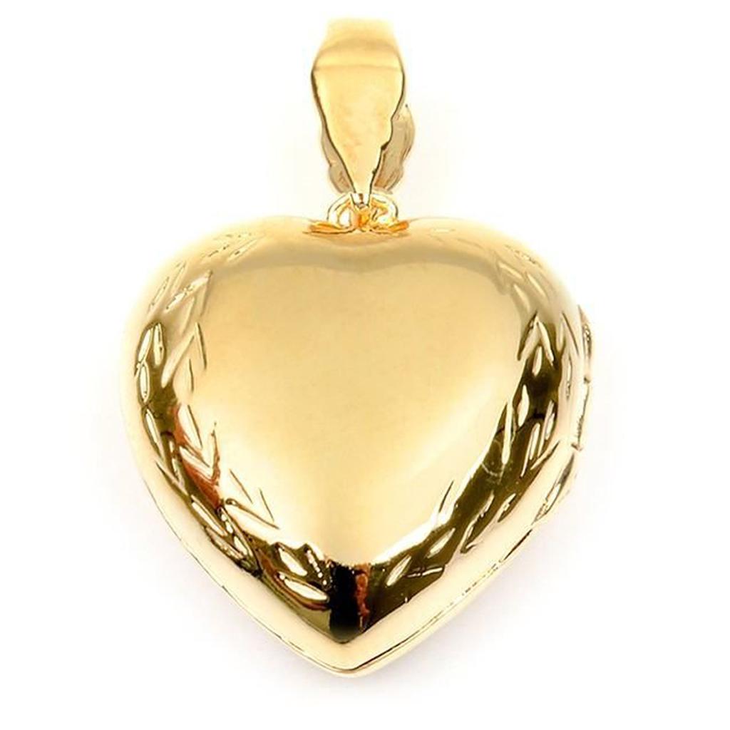 Les Trésors De Lily [M8768] - Gold Plated Cassolette Pendant 'Love Secrets' Gold - 20 Mm