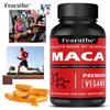 Maca Capsules Contain 120 Capsules of Black Maca Huluba Ginger Which Balance Energy and Enhance Physical Strength