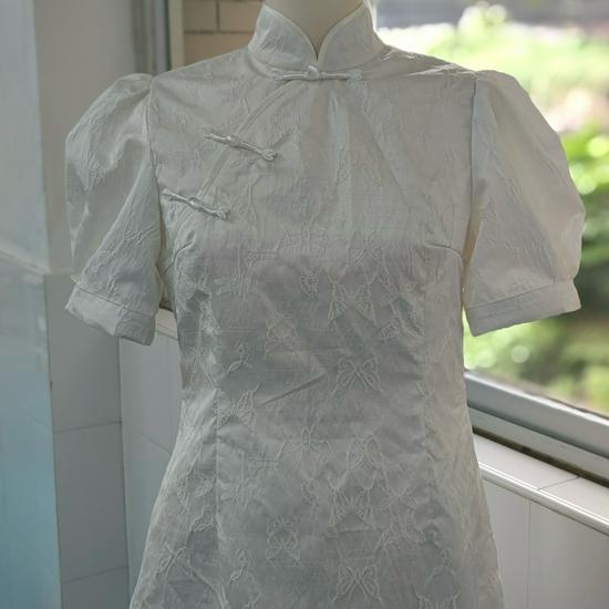 Jacquard Embroidery Fabric Collection: Final Sale, No Returns or Exchanges Final Rice Pattern