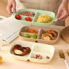 Nordic Ceramic Partition Plate, Creative Home Children'S Breakfast Plate 211 Fat Reduction Quantitative Grid Plate