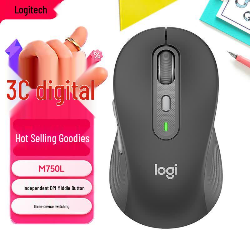 Logitech M750L Large Silent Wireless Mouse