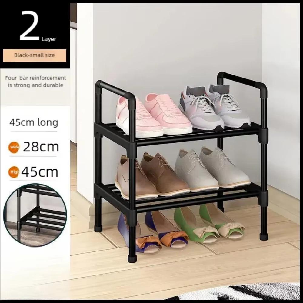 Multi-layer Shoe Hanger Easy Installation Space Save Storage Rack Thicken Dustproof Shoe Cabinet
