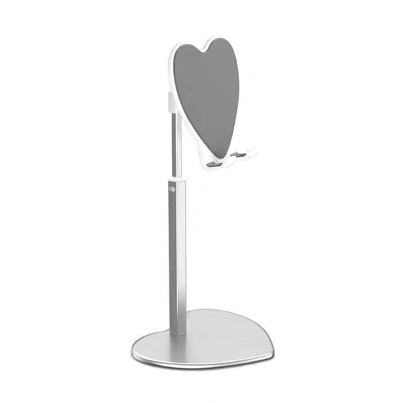 Heart-Shaped Adjustable Metal Phone & Tablet Stand