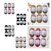 Metallic T-shirt Yarn Hand Knit Yarn Easy Carrying Soft Sewing Accessories
