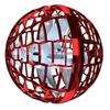 Flying Ball Toy Colorful Light USB Charging Intelligent Sensor Plastic Rotating Flying Ball Globe