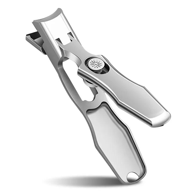 Stainless Steel Nail Clipper Splash-Proof Large Opening Nail Clipper Portable Dead Skin Removalnail Clipper Cuticle Trimmer