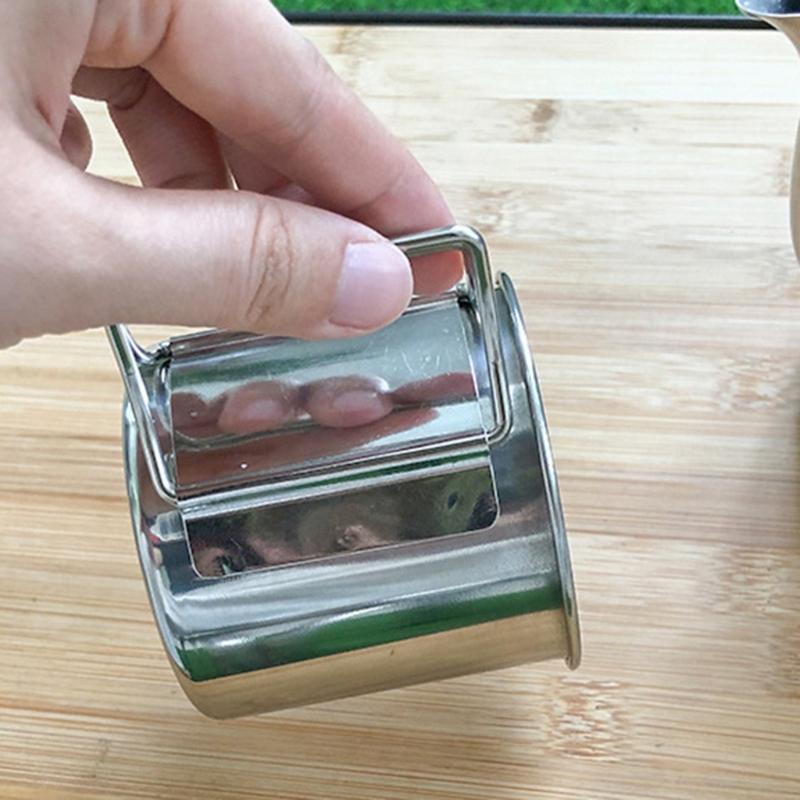 Water Mug Cup with Foldable Handle 220/330/500ml Camping Hiking Mug Beer-Cup