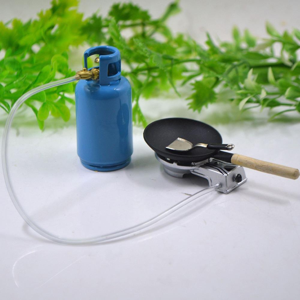 4 шт./компл. 1/12 кукольный домик миниатюрные кухонные игрушки сплав газовая плита — фото 8