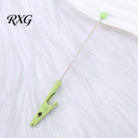 Metall-Krokodilklemmen, Perlenclip, Klemme mit langem Schwanz, Notizklammer, Memo-Halter, Stabile Halterungen, DIY-Foto für Büro, Zuhause, Schreibtisch, Partygeschenke, Dekorativ