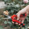 2pcs Stainless Steel Pruning Shears for Gardening Fruit Picking Labor-saving Comfortable and Portable Garden Tools