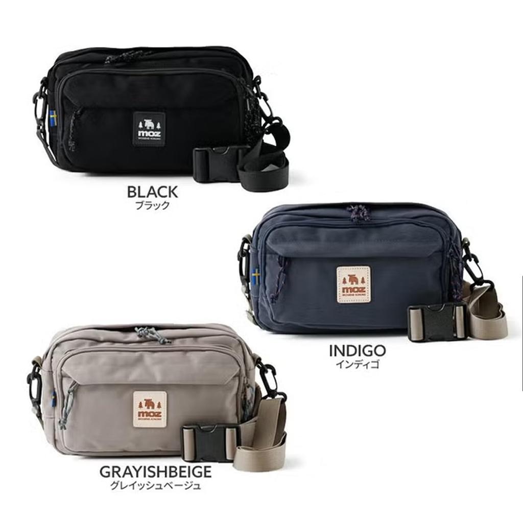 MOZ Camera Shoulder Waist Black Bag, Bag, Bag, 3-Way Bag, VZEOK-01BK