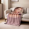 Chic Checkered Style Blanket for All Seasons Blanket Lunch Break Throw Gift