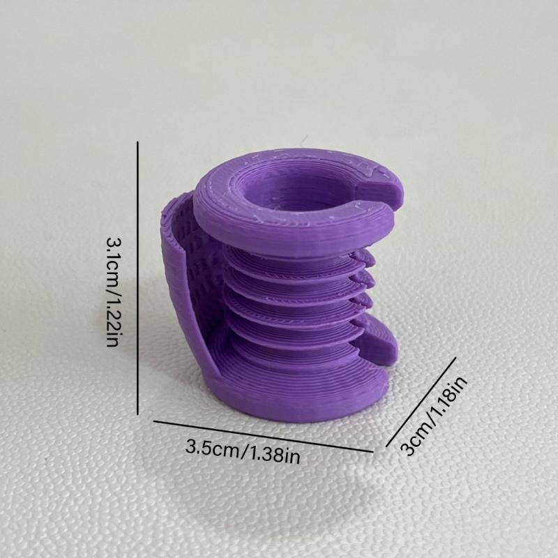 Easy to Wear Crochet Finger Protectors Plastic Elastic Comfortable for Yarn Work with Reinforced Bottom