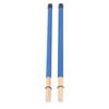 2Pcs Drum Brush Drumstick Stick Mallet Bamboo Percussion Tool Instrument Accessory Set Kit Blue