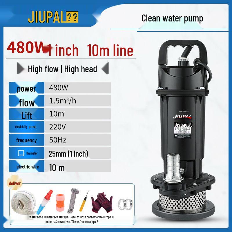 

220V Stainless Steel High Lift Submersible Pump for Household Irrigation and Sewage