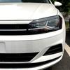 For Volkswagen VW Polo + Car Headlight Eyebrow Eyelid Trim Lamp Cover Sticker Accessories