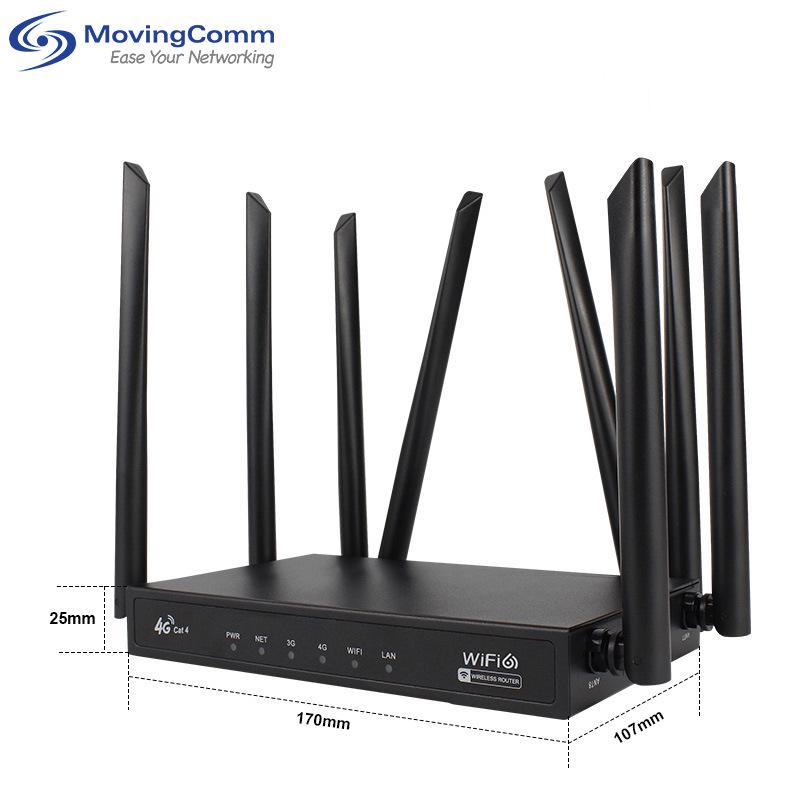 Xinghengxun 4G CPE WiFi 6 Router: 300M, 8-Antenna, Strong Signal, Enterprise-Grade Home Wireless Network