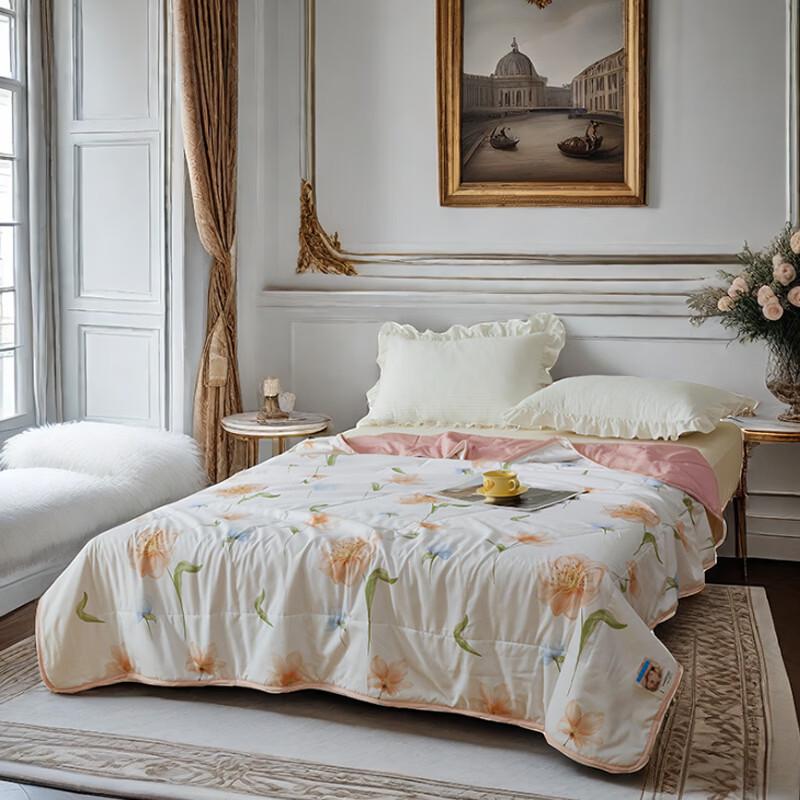 Yalu Theanine Antibacterial Double Summer Quilt