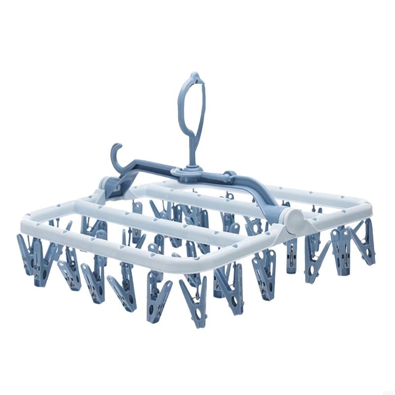 

Multipurpose Foldable Clothes Hanger Plastic For Towels Bedding HX6C