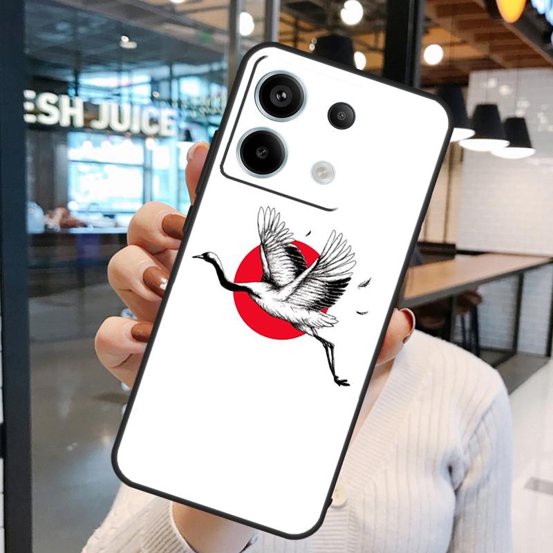 Japanese Style Art Japan Case For Xiaomi Redmi Note 14 Pro 10 11 12 13 15 Pro Plus Redmi 15C 14C 10C 12C 13C 15 Cover