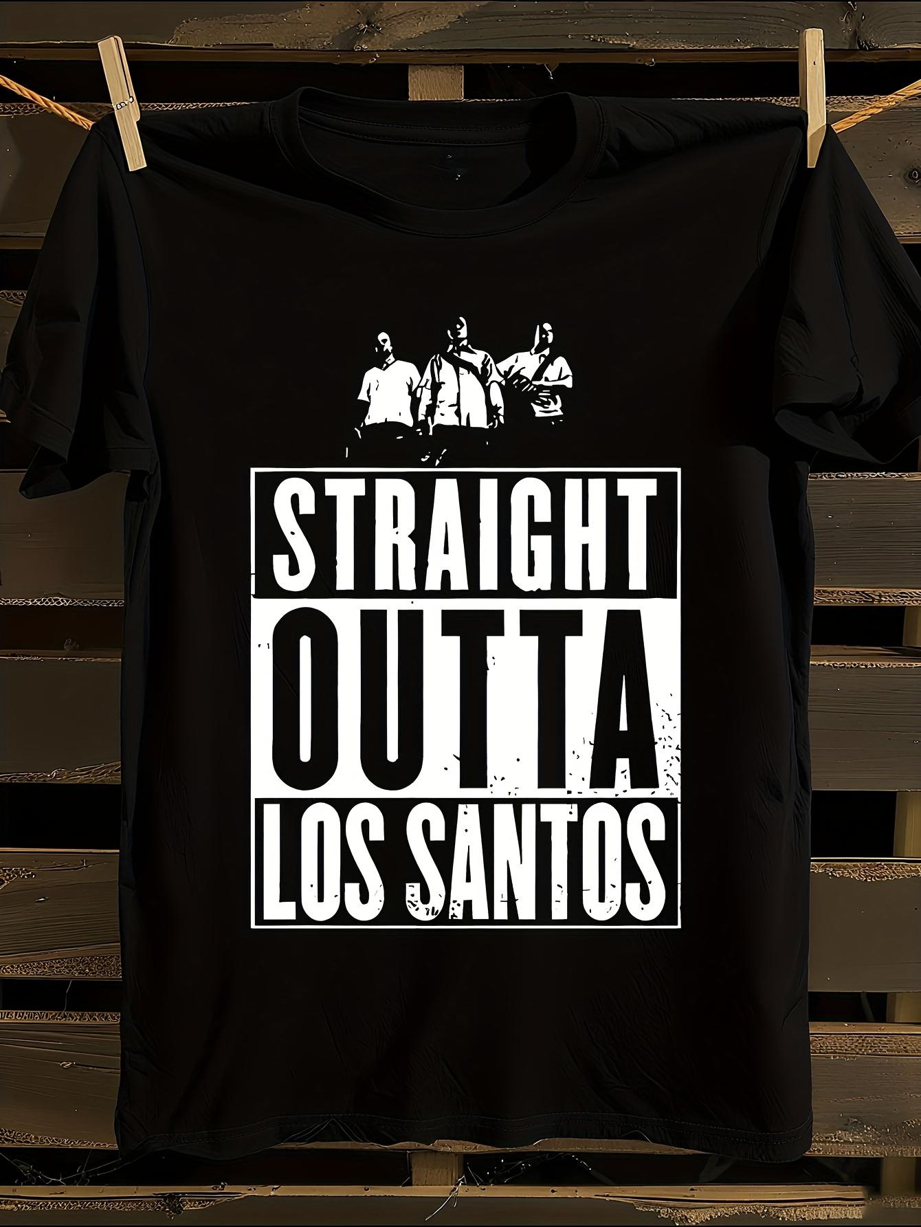 WoGTA Straight Outta Los Santos Graphic Tshirt S