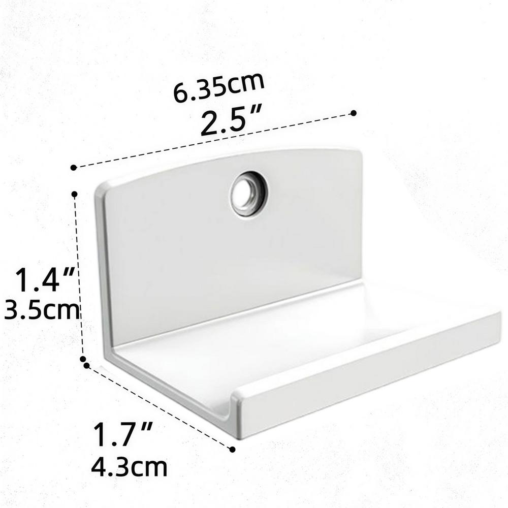 4 Stück Schwarzes Vinyl-Schallplatten-Display-Rack Wand-Acryl-Schallplattenregal Klebende Schallplatten-Wandhalterung Geeignet für 1LP und 2LP Schallplatten