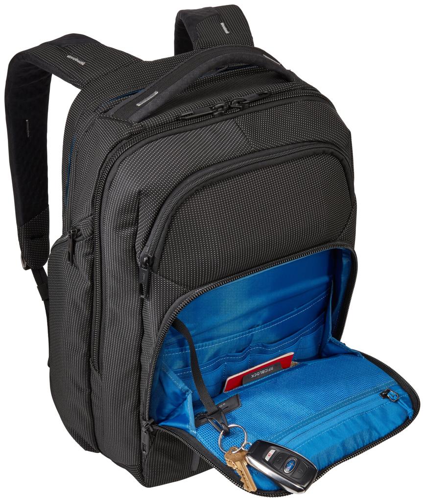 Thule Crossover 2 Backpack, Lightweight, Durable, with Pockets, Black, 20L