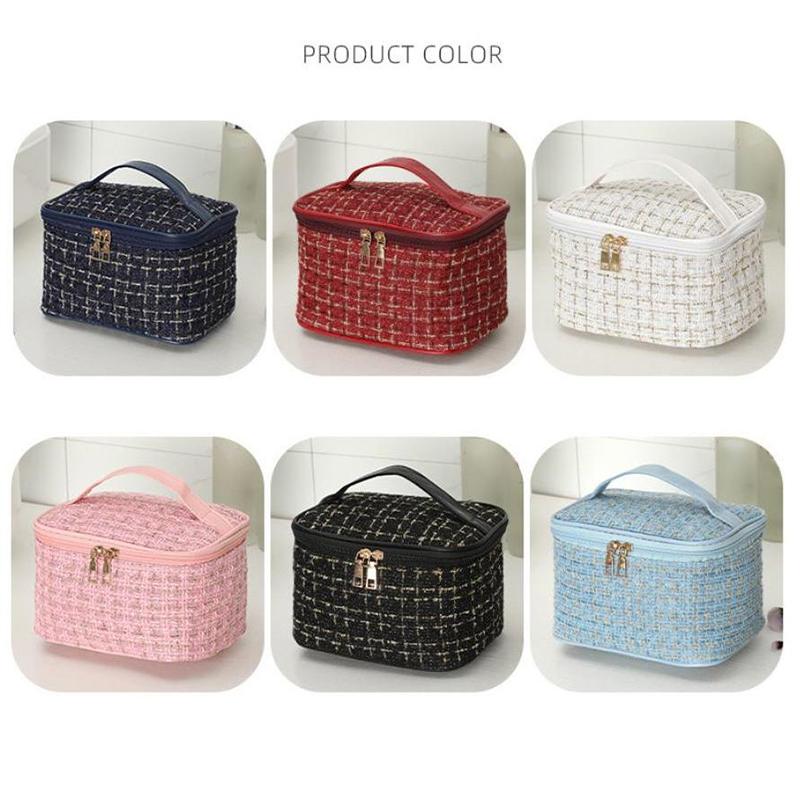 Nieuwe Draagbare Make-uptas voor Dames met Grote Capaciteit Handige Toiletzak, Essentiële Cosmetica Organizer Voor Toiletopslag
