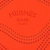 Hermes Neobain Waves Perforated Pattern Embossed Nylon Clutch Medium Women clutch Orange H103405M01
