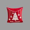 45x45cm Christmas Pillow Covers Embroidered Christmas Decoration Couch Pillowcase Cartoon Printed Square Sofa Cushion Cover Home