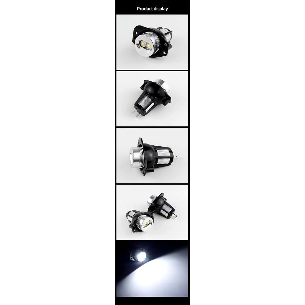 2pcs CANbus 10w LED Angel Eyes Marker Lights Bulbs Error Free White/Red/Blue for BMW E90 E91 3 Series 325i 328i 335i 2006-2008