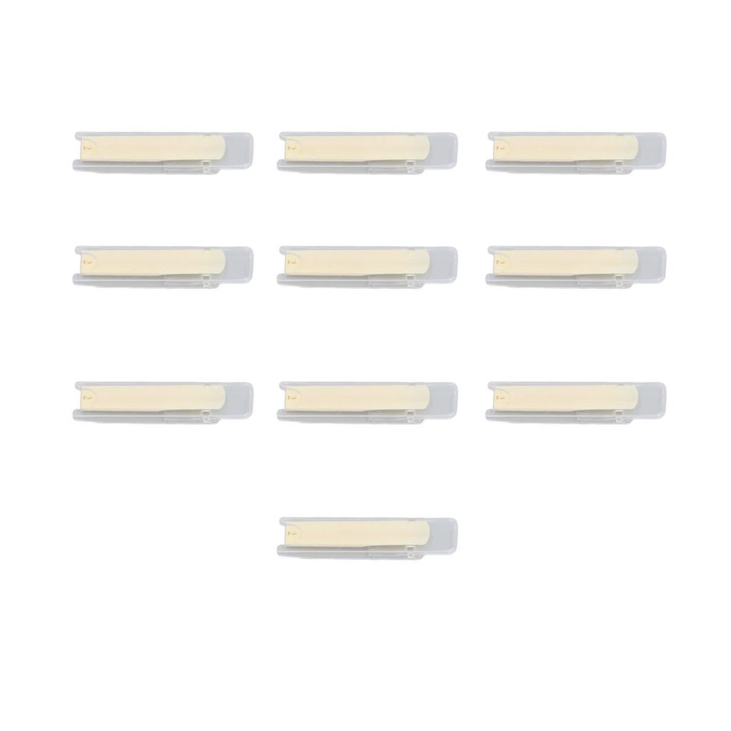 10PCS Tenor Soprano Saxophone Reeds Stable Sound Excellent Response Traditional Sax Reeds Strength 2.0