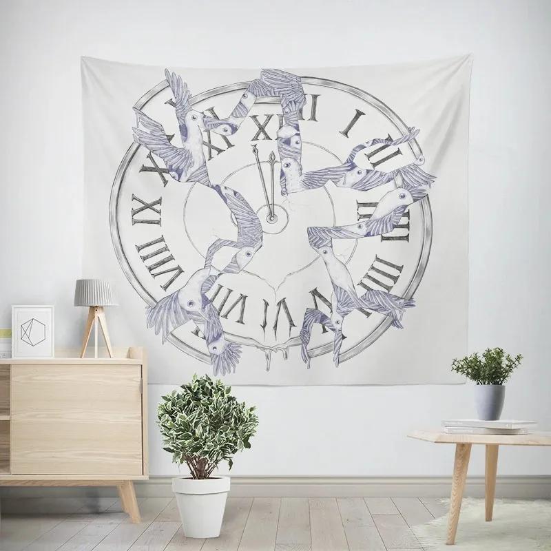 Modern Room Decoration Household Items Wall Hanging Aesthetic Bedroom Wall Art Large Fabric Tapestry Nordic Morandi Abstract