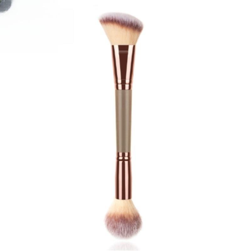 10 Piece Makeup Brush Set Portable Soft Hair Powder Blusher Brush Full Set of Foundation Make-up Brush