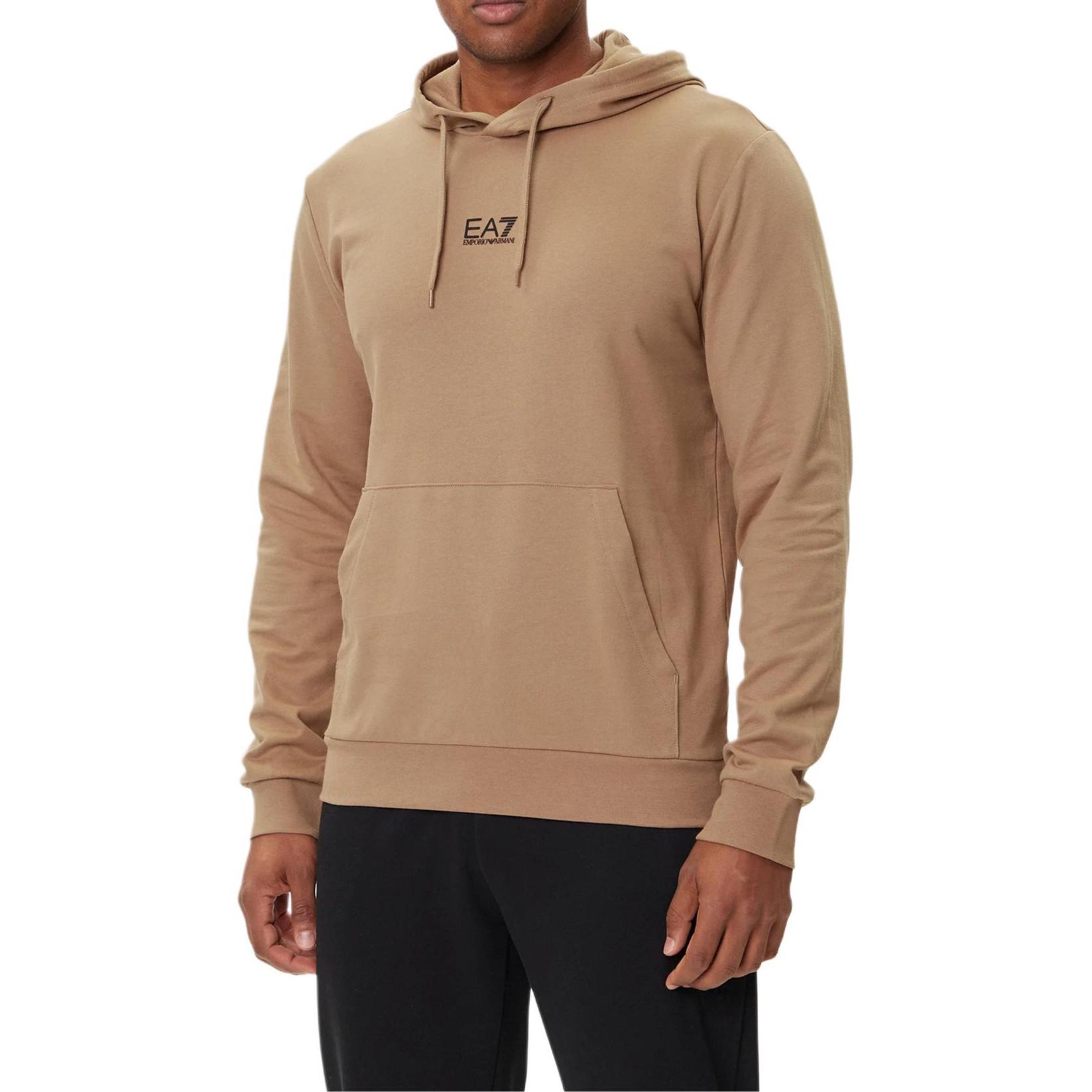 Emporio Armani EA7 Letter And Number Hooded Long Sleeve Sweatshirt Men sweatshirt 8NPM32-PJVRZ-U6171 L