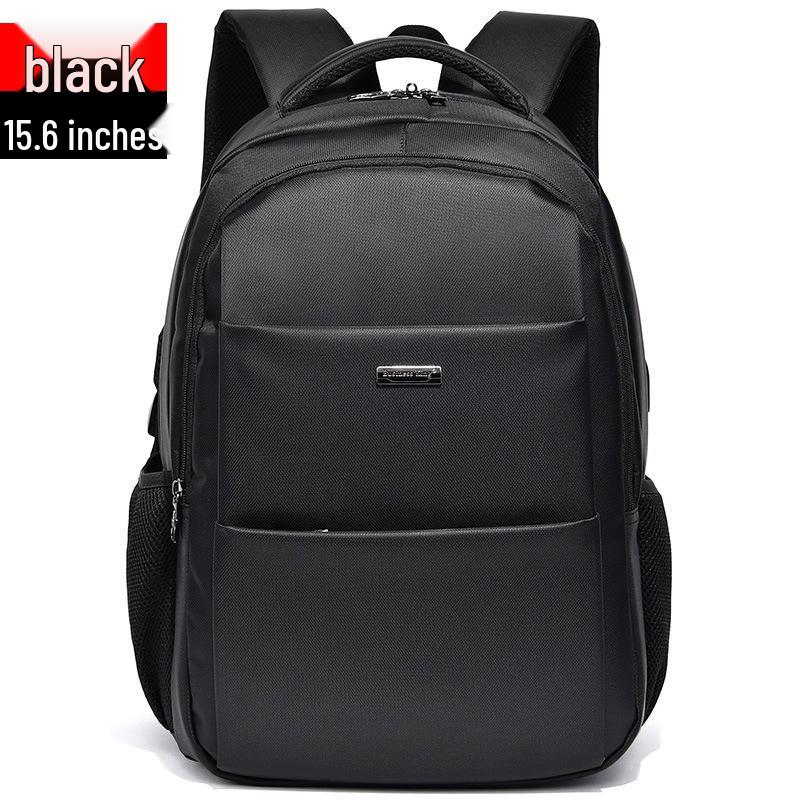 

Стильный деловой рюкзак большой вместимости с USB- и разъемом для наушников для 16-дюймовых ноутбуков - Идеально подходит для путешествий или колледжа чёрный